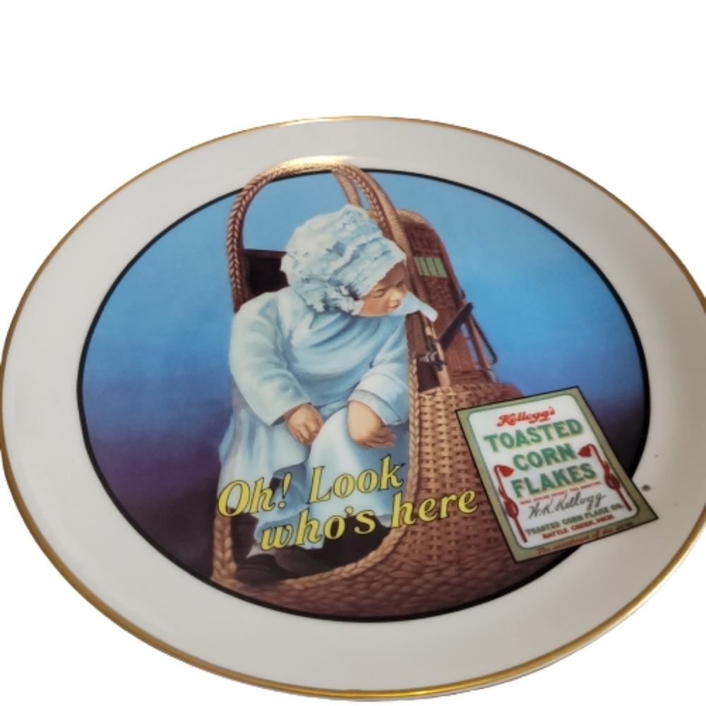 Kellogg's Nostalgia Collection THE LITTLE GIRL IN THE ORIOLE Collector Plate